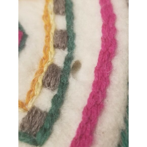 Handmade Wool Felted Potholders on Twisted Rope Made in Kyrgyzstan - Picture 5 of 5